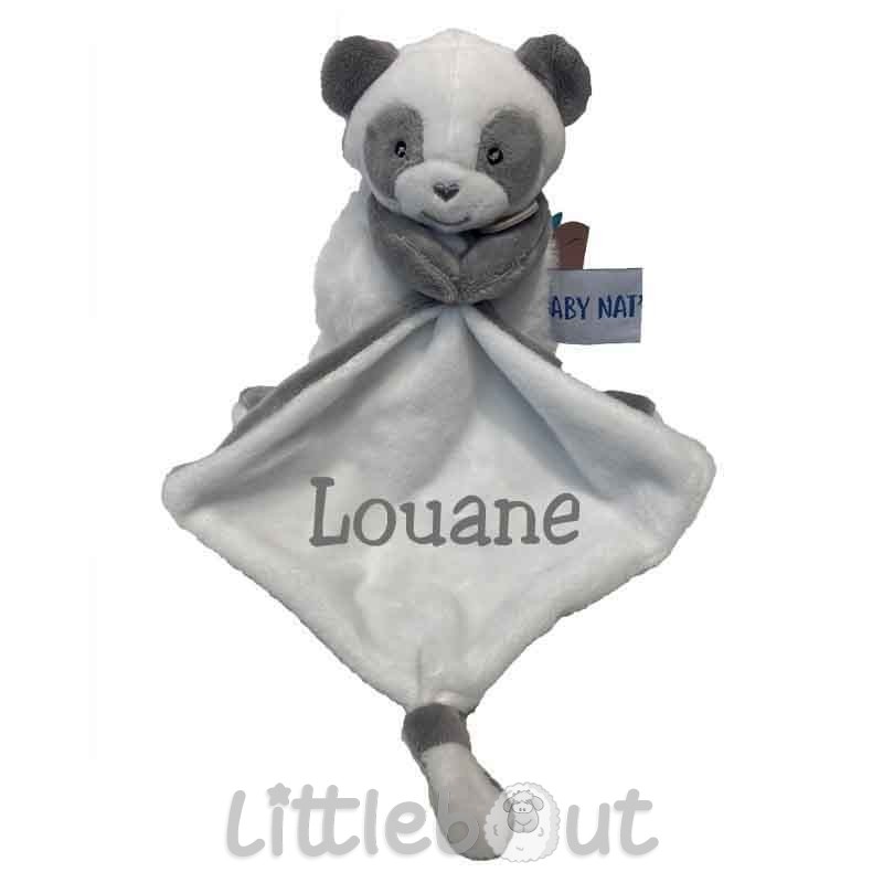 Doudou personnalisé petit Panda