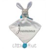 Doudou personnalisé petit lapin