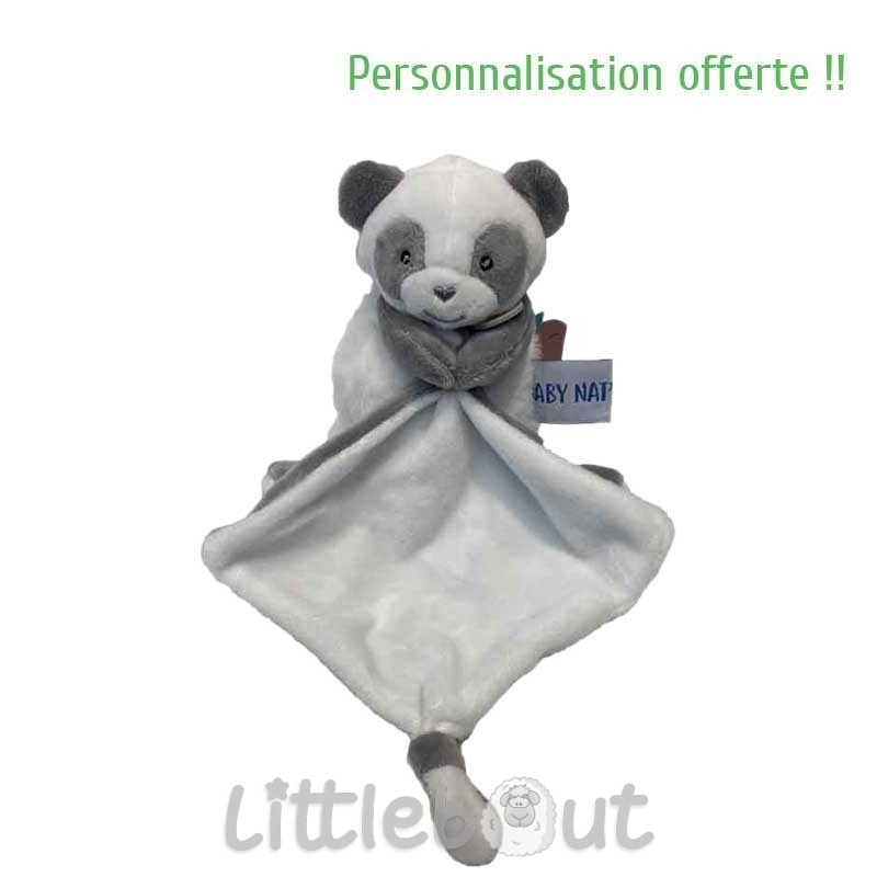 Doudou personnalisé petit Panda