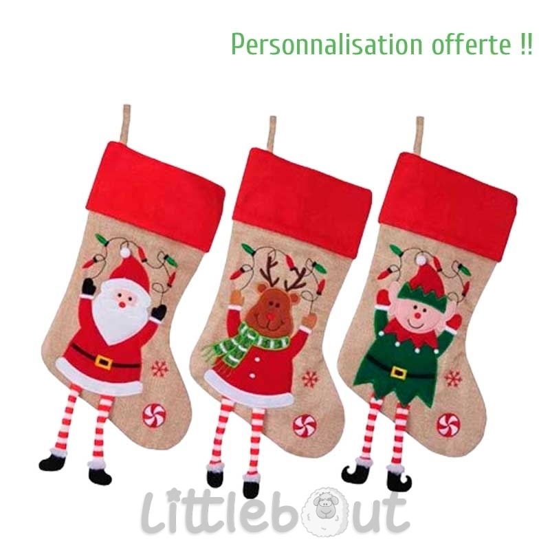 Botte de Noël personnalisée